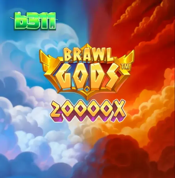 Brawl Gods slot gameplay featuring Zeus and Hades